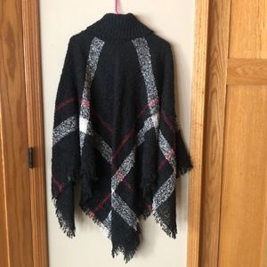 Vegan Wool Poncho - NWT, never worn